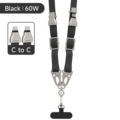 Phone Lanyard with USB C Fast Charging Cable Hagibis