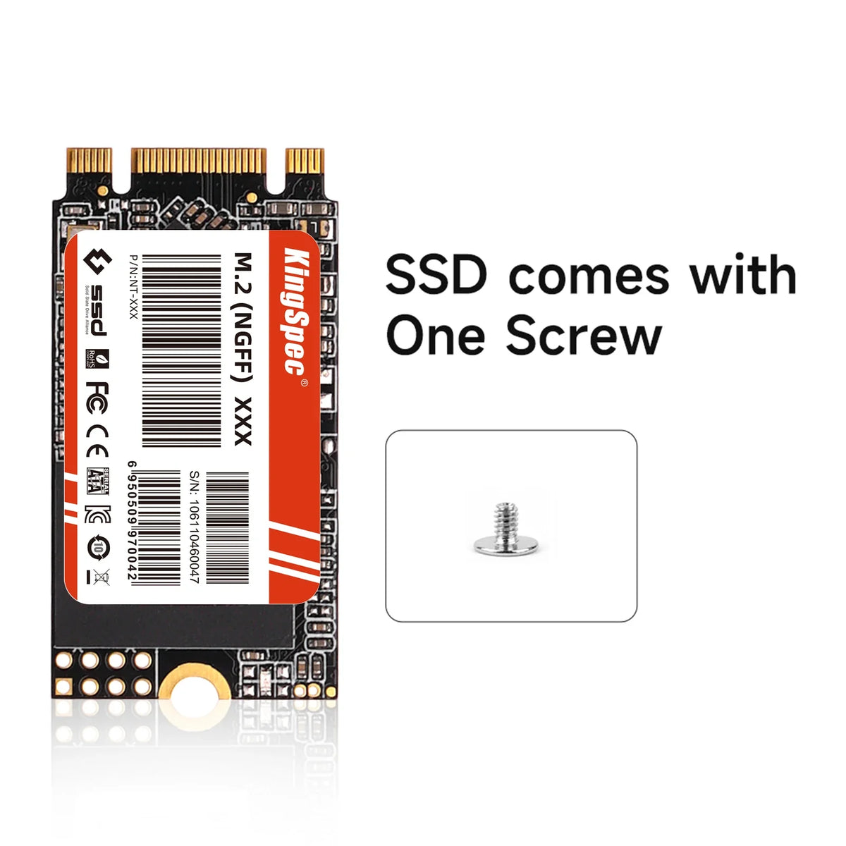 KingSpec M.2 SATA SSD 2242 NGFF