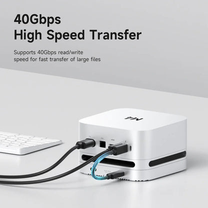 USB4 SSD Enclosure for Mac mini M4 Hagibis