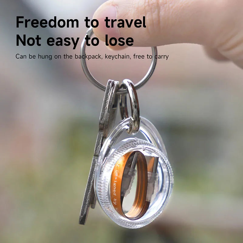 FPC USB C Flexible Soft Cable Portable Keychain Hagibis