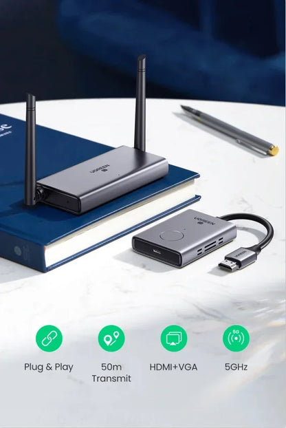 UGREEN CM506 Wireless HDMI Transmitter & Receiver 4K