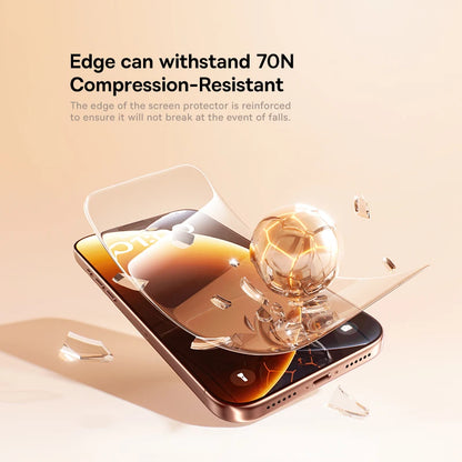 Baseus Bezel-Less Tempered Glass for iPhone 17 & 18 Series
