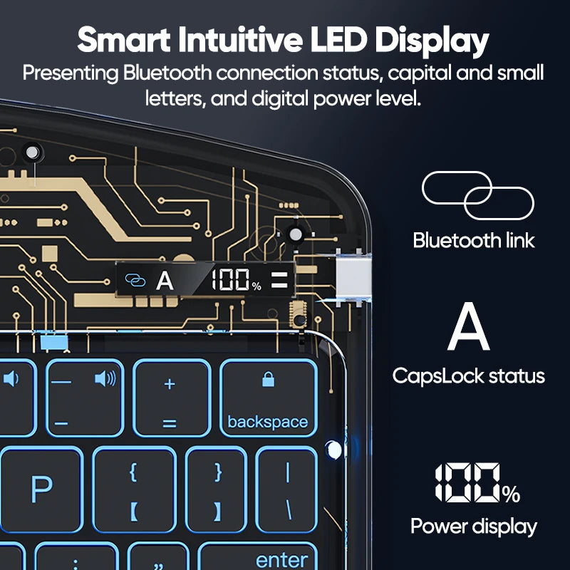 Goojodoq RGB Backlit Keyboard for iPad