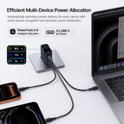 Baseus PicoGo Pro AH22 100W USB-C Charger with Smart Display