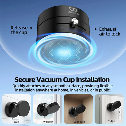 Goojodoq Magnetic Phone Holder with Vacuum Suction