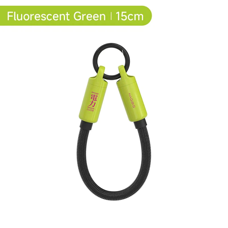Hagibis Lanyard Cable 240W Keychain Charger