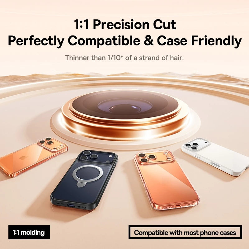 Phone cases with precision cut design on a beige background