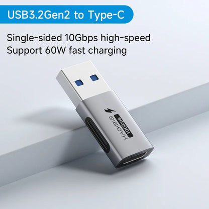 Hagibis USB-A to USB-C Adapter 10Gbps 60W