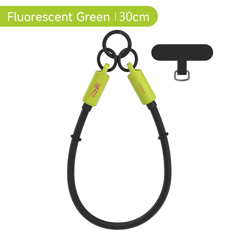 Hagibis Lanyard Cable 240W Keychain Charger