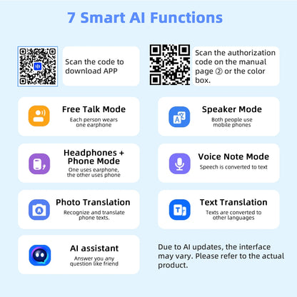 Goojodoq AI Translator Buds