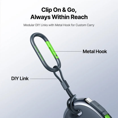 Baseus 240W Retractable USB-C to USB-C Fast Charging Cable
