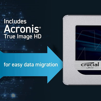 Crucial MX500 SATA III 2.5” Internal SSD