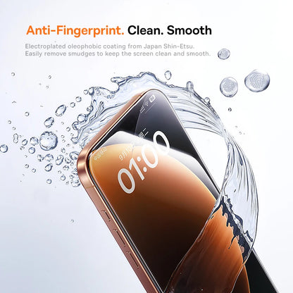 Baseus Full Coverage Tempered Glass for iPhone 17 & 18 Pro Series