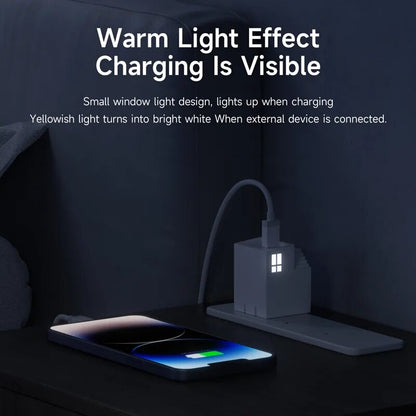 45W GaN USB C Charger Mini House Dual Port HAGIBIS