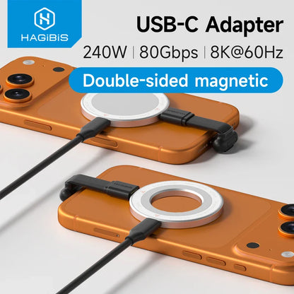 Hagibis Magnetic USB-C Adapter Ring 240W 80Gbps