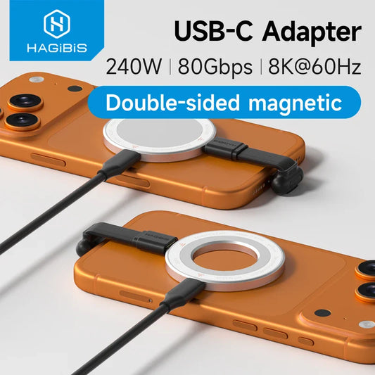 Hagibis Magnetic USB-C Adapter Ring 240W 80Gbps