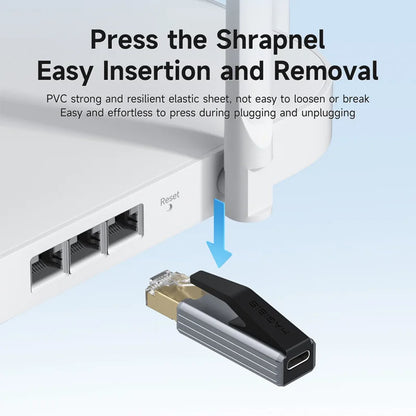 Hagibis USB C to Ethernet RJ45 Adapter
