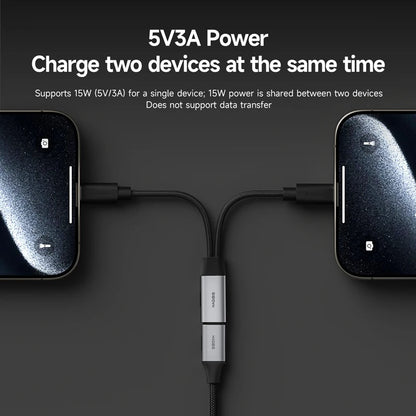 Hagibis USB-C 1-to-2 Charging Splitter