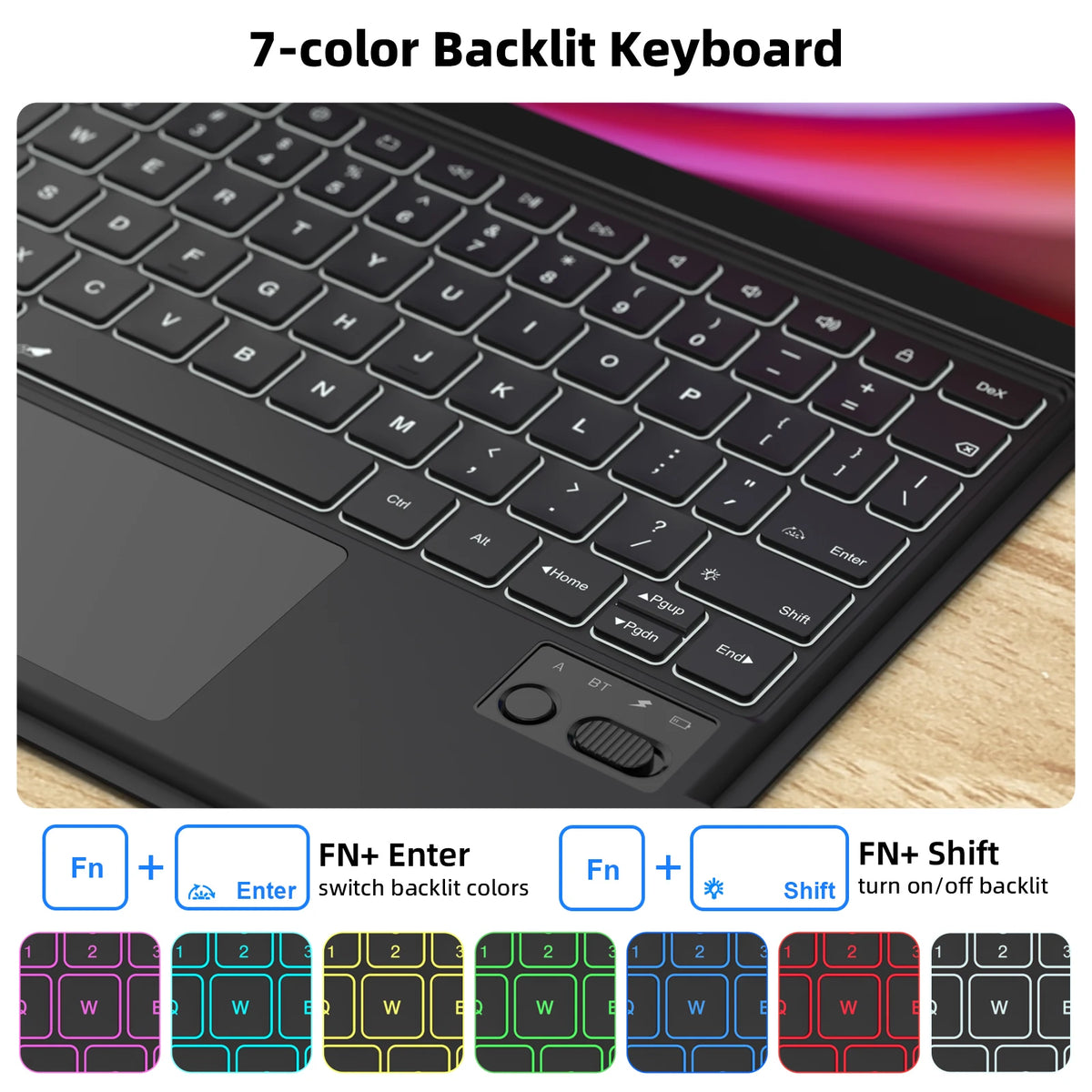 Goojodoq Magic Keyboard Case 11 inch for Samsung Galaxy Tab