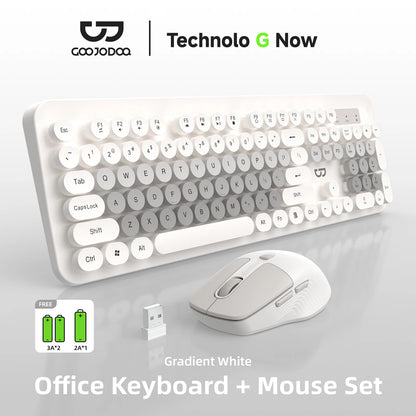 GOOJODOQ is100 Wireless Office Keyboard & Mouse Combo A1999
