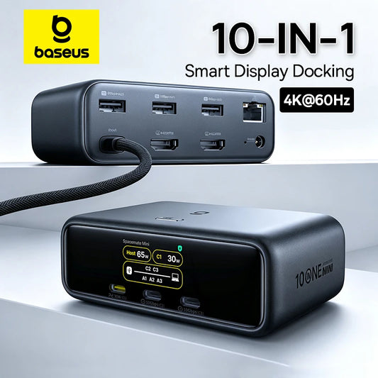 Baseus 10-in-1 Smart Display USB-C Docking Station