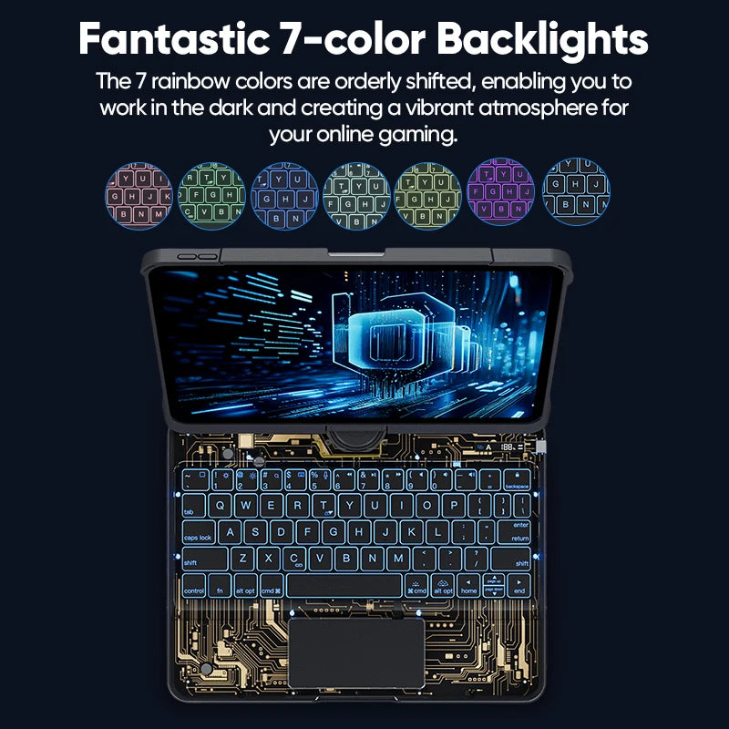 Goojodoq RGB Backlit Keyboard for iPad