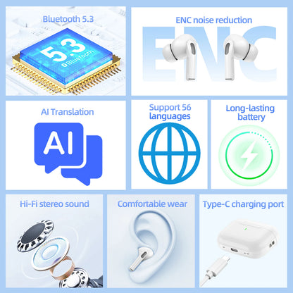 Goojodoq AI Translator Buds