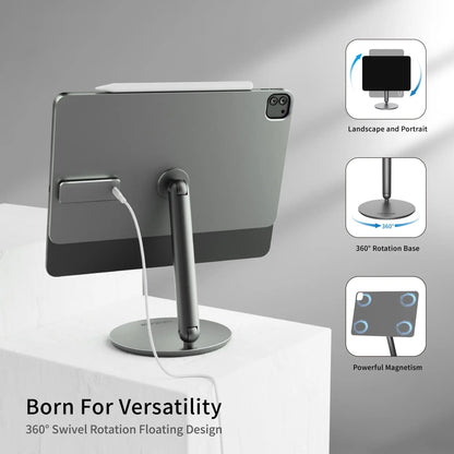 LULULOOK Magnetic Wireless Charging Stand For iPad
