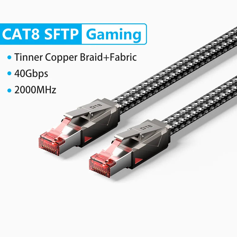 VENTION Cat8 RJ45 Ethernet Cable 40Gbps