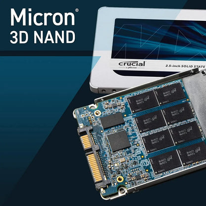Crucial MX500 SATA III 2.5” Internal SSD