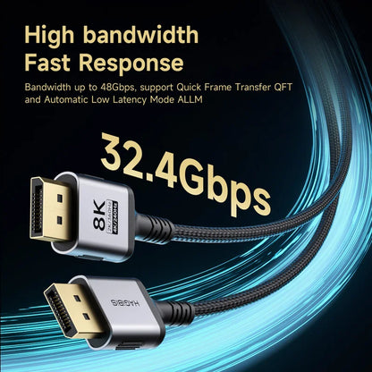DisplayPort Cable 1.4 8K High Refresh Rate Hagibis