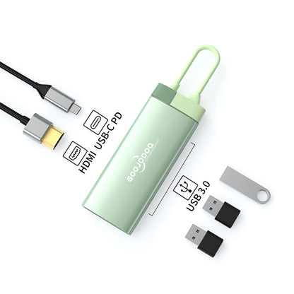 Docking Station USB C HDMI PD 100W Goojodoq