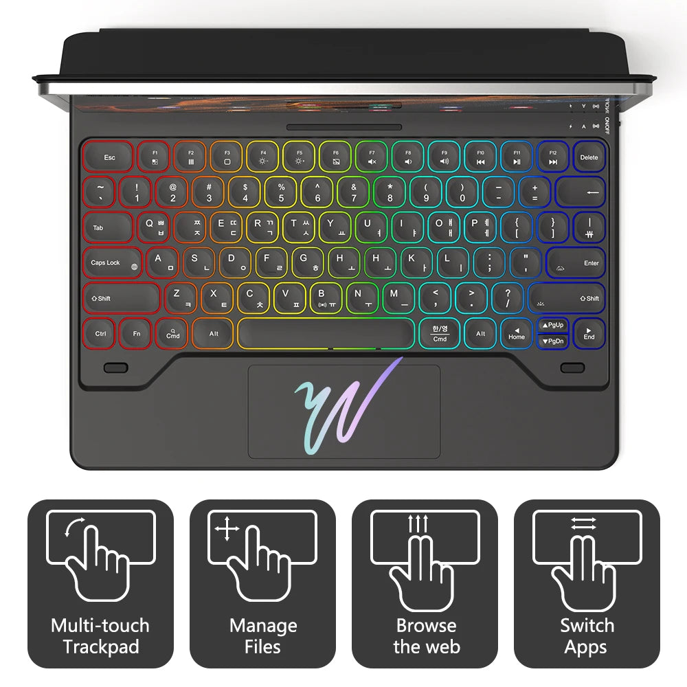 Goojodoq Magic Keyboard Case for Samsung Galaxy 12.4 inch