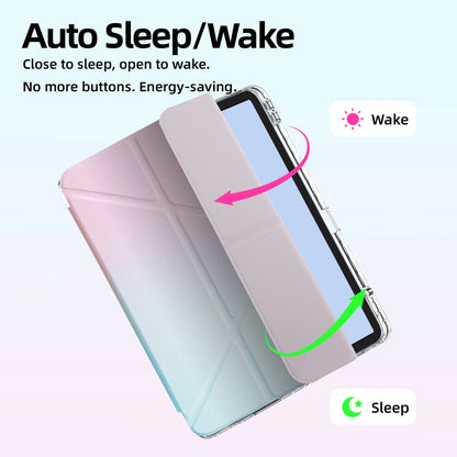 Smart phone case with auto sleep/wake feature on a white background