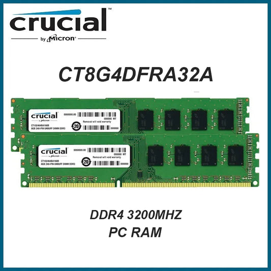 Crucial DDR4 Desktop Memory 3200MHz UDIMM