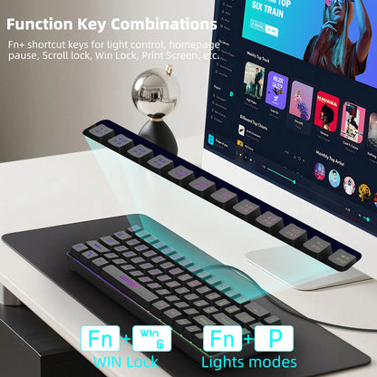 Goojodoq A1803 – Wired RGB Gaming Keyboard