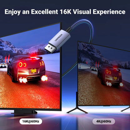 UGREEN DisplayPort 2.1 Cable 16K 80Gbps