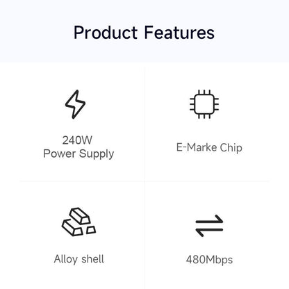 USB-C Fast Charging Cable 240W HAGIBIS