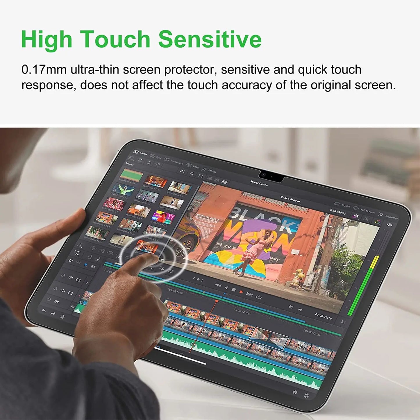Paper-feel Screen Protector For iPad Goojodoq
