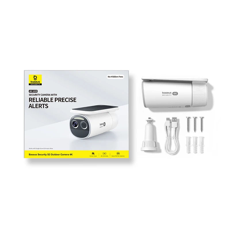 Bosch security camera with packaging on a white background