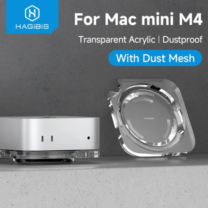 Hagibis Transparent Dust-proof Stand for Mac mini M4/M4 Pro