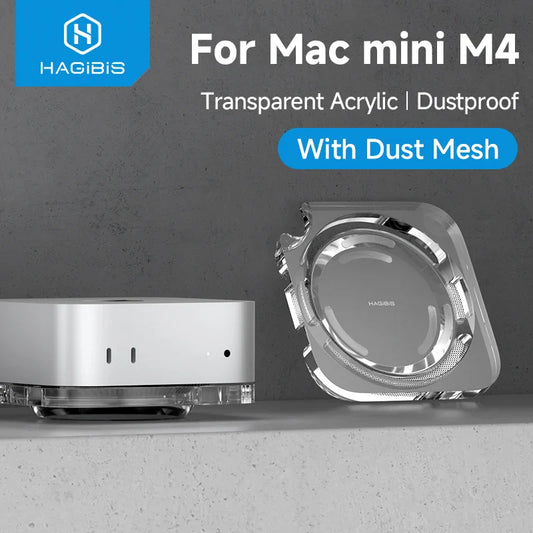 Hagibis Transparent Dust-proof Stand for Mac mini M4/M4 Pro