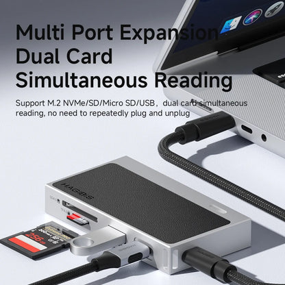 Hagibis 4-in-1 M.2 NVMe SSD Enclosure & Card Reader