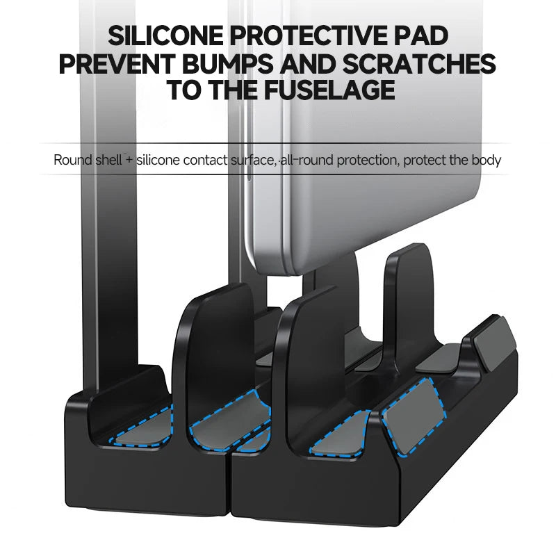 Goojodoq Updated Vertical Laptop Stand 2-in-1