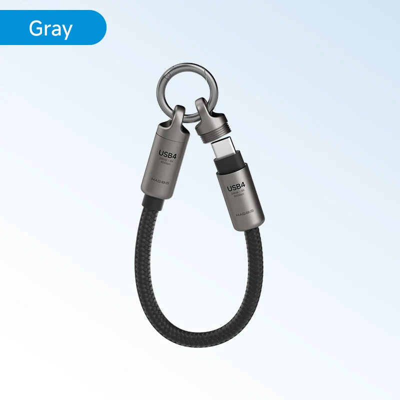 USB4 Cable Short Portable Keychain Hagibis