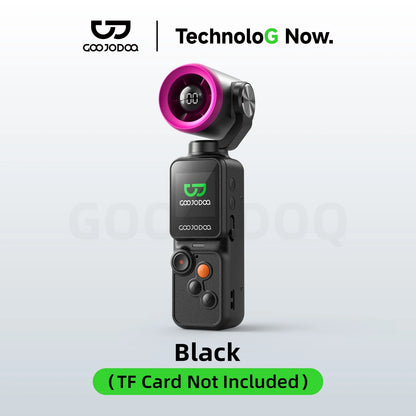 GOOJODOQ GFS025 Handheld Camera Fan with 180° Gimbal