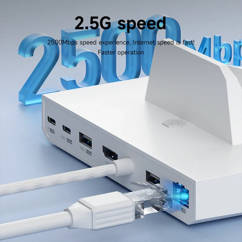 Docking Station 6 in 1 USB Type C Hagibis
