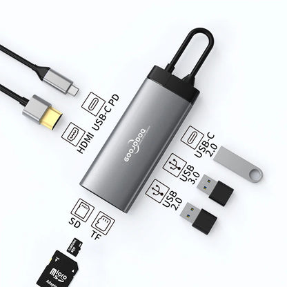 Docking Station USB C HDMI PD 100W Goojodoq