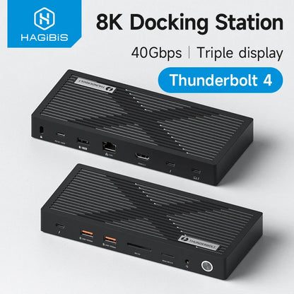 Thunderbolt 4 Docking Station 8K 40Gbps Hagibis