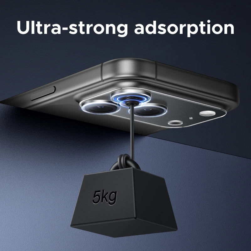 Ceiling hook with ultra-strong adsorption feature and 5kg weight on a dark background